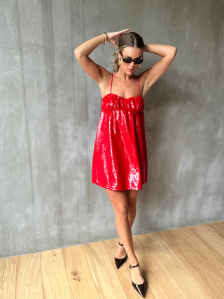 Ganni Sequin Mini Dress