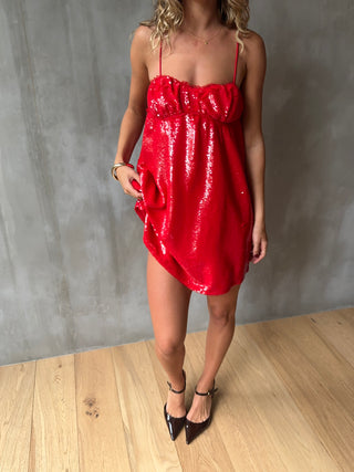 Ganni Sequin Mini Dress