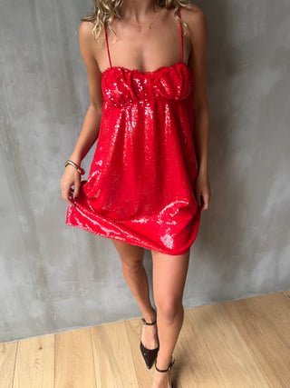 Ganni Sequin Mini Dress