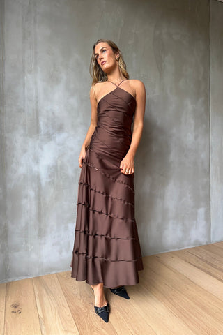 Santana Gown Chocolate