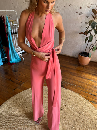 Brandi Jumpsuit in Melon