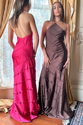 Santana Gown Chocolate