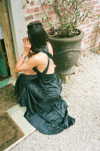 Vintage Ruth Tarvydas Gown Midnight