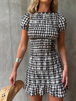 Mahli Gingham Mini Dress