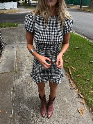 Mahli Gingham Mini Dress