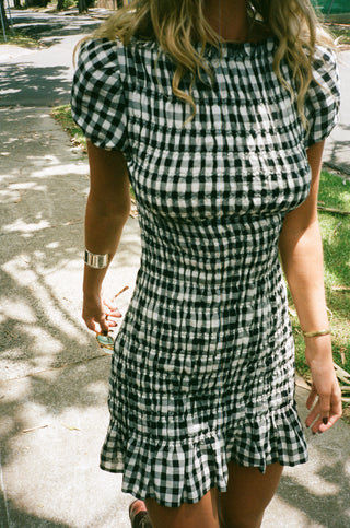 Mahli Gingham Mini Dress